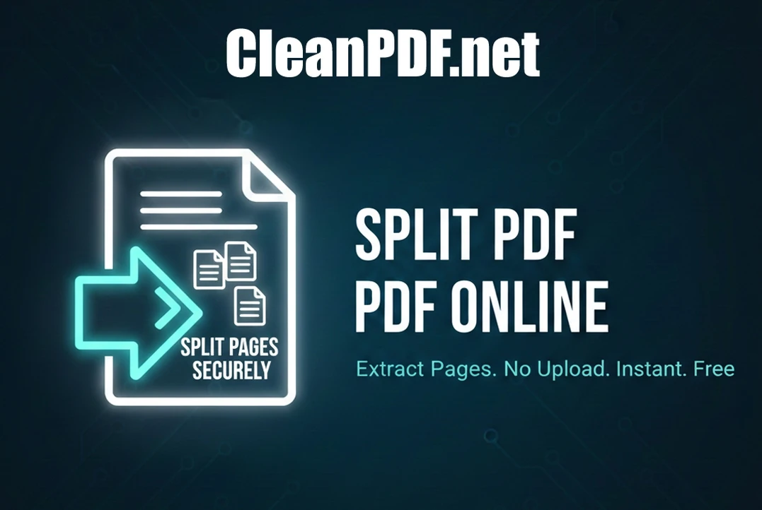 Split PDF Online Free – No Upload, 100% Private | CleanPDF